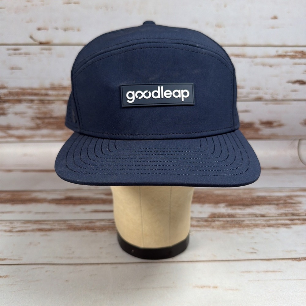 Melin Goodleap Navy Snapback Hat Blue Classic One Size Men's Trendy Cap